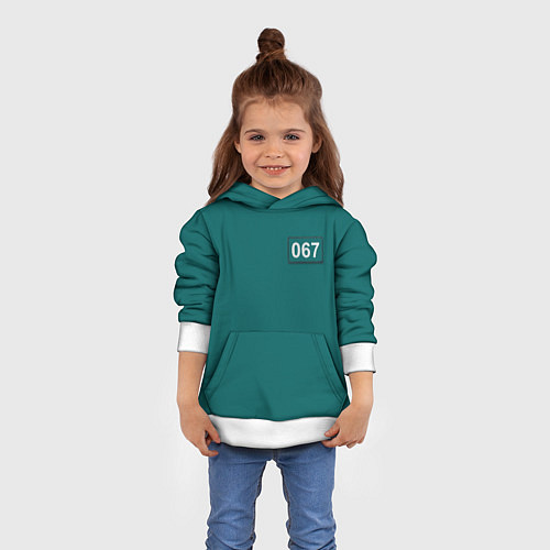 Детская толстовка Персонаж 067 / 3D-Белый – фото 4