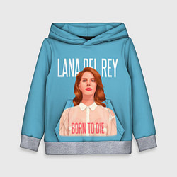 Толстовка-худи детская LDR Born to die, цвет: 3D-меланж
