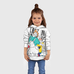Толстовка-худи детская Нобара Кугисаки - Jujutsu Kaisen, цвет: 3D-белый — фото 2