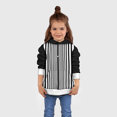 Детская толстовка Эффект Доплера / 3D-Белый – фото 4