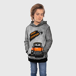 Толстовка-худи детская Maшина Mini, цвет: 3D-черный — фото 2