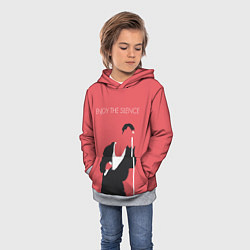 Толстовка-худи детская Ганн на концерте, цвет: 3D-меланж — фото 2