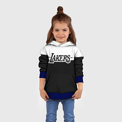 Толстовка-худи детская Kobe Bryant - Los Angeles Lakers, цвет: 3D-синий — фото 2