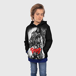 Толстовка-худи детская BERSERK ANIME БЕРСЕРК, цвет: 3D-синий — фото 2