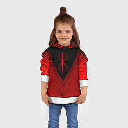 Толстовка-худи детская Berserk - Берсерк, цвет: 3D-белый — фото 2