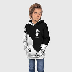 Толстовка-худи детская TES WE KNOW МЫ ЗНАЕМ, цвет: 3D-белый — фото 2