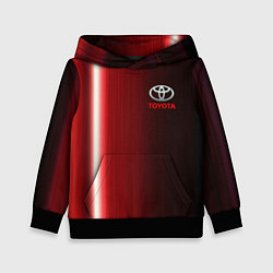 Толстовка-худи детская Toyota В полоску, цвет: 3D-черный
