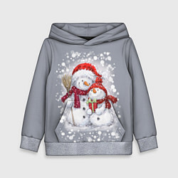 Детская толстовка Два снеговика