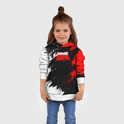 Толстовка-худи детская Friday Night Funkin - логотип игры, цвет: 3D-белый — фото 2