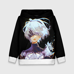 Детская толстовка Венецианская девушка Nier automata 2b