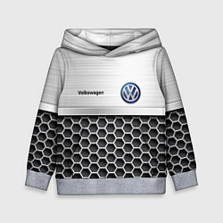 Толстовка-худи детская Volkswagen Стальная решетка, цвет: 3D-меланж