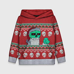 Толстовка-худи детская Свитер Занта, цвет: 3D-меланж