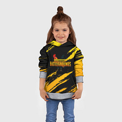 Толстовка-худи детская Playerunknowns Battlegrounds: Петух, цвет: 3D-меланж — фото 2