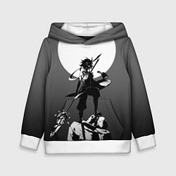 Толстовка-худи детская СЯО ОХОТНИК НА ДЕМОНОВ, цвет: 3D-белый