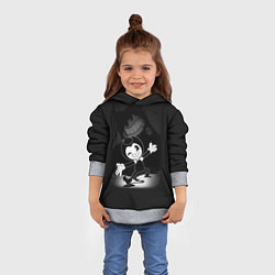 Толстовка-худи детская BENDY - БЕНДИ ИГРА, цвет: 3D-меланж — фото 2