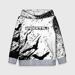 Толстовка-худи детская UNDERTALE Летучие мыши, цвет: 3D-меланж