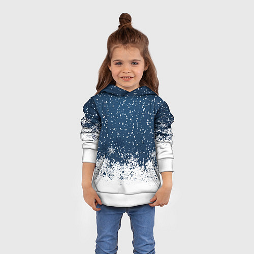 Детская толстовка Snow / 3D-Белый – фото 4