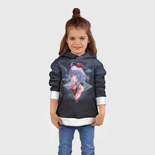 Детская толстовка Гань Юй в примогеме / 3D-Белый – фото 4