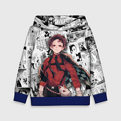 Детская толстовка Танджиро Камадо на манге