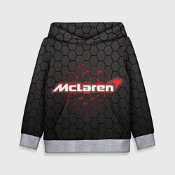 Толстовка-худи детская McLaren carbon theme, цвет: 3D-меланж