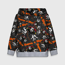 Детская толстовка КОРОЛЬ И ШУТ РУССКИЙ РОК УЗОР