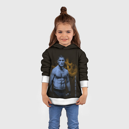 Детская толстовка Нурмагомедов / 3D-Белый – фото 4
