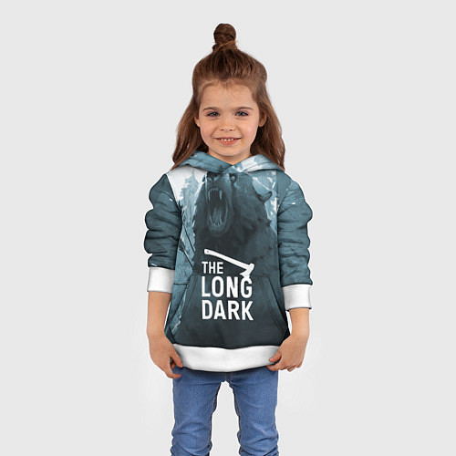 Детская толстовка The Long Dark медведь / 3D-Белый – фото 4