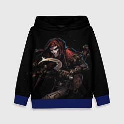 Толстовка-худи детская The Grim Buffoon, цвет: 3D-синий