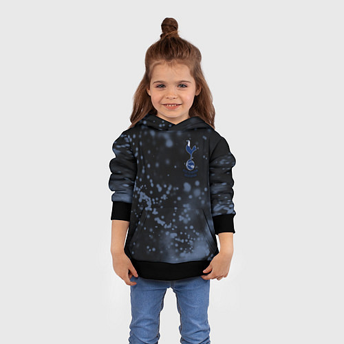 Детская толстовка ТОТТЕНХЭМ - Частицы / 3D-Черный – фото 4