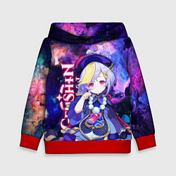Толстовка-худи детская КИКИ, GENSHIN IMPACT SPACE ГАЛАКТИКА, цвет: 3D-красный