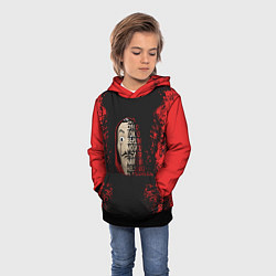 Толстовка-худи детская БУМАЖНЫЙ ДОМ БРЫЗГИ КРАСОК LA CASA DE PAPEL BELLA, цвет: 3D-черный — фото 2