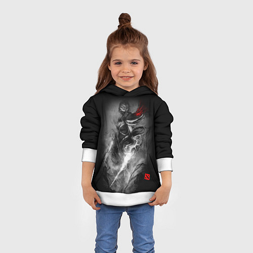 Детская толстовка DOTA 2 ДОТА 2 ТЕНЬ / 3D-Белый – фото 4