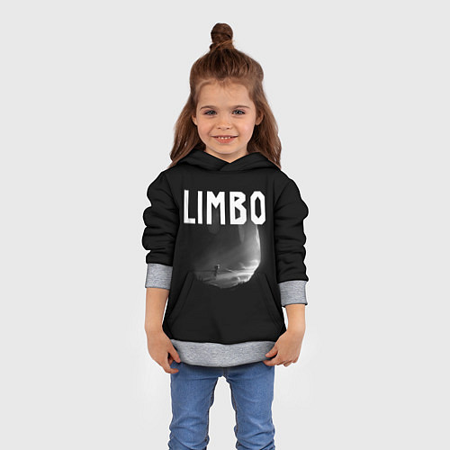 Детская толстовка Дорога в лес / 3D-Меланж – фото 4