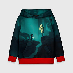 Толстовка-худи детская Limbo x Little Nightmares, цвет: 3D-красный