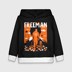 Толстовка-худи детская Walkin Freeman, цвет: 3D-белый