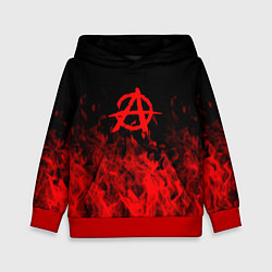 Детская толстовка Гражданская оборона пламя