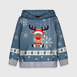 Детская толстовка New Years Deer