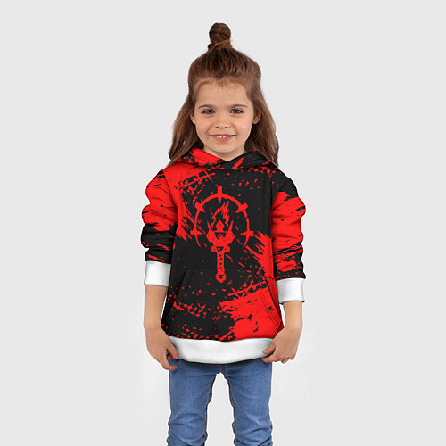 Детская толстовка Darkest Dungeon - Темнейшее подземелье / 3D-Белый – фото 4