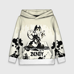 Толстовка-худи детская Малыш Бенди, цвет: 3D-белый