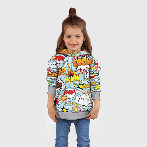Детская толстовка BoOMbiT / 3D-Меланж – фото 4
