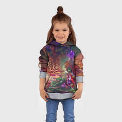 Толстовка-худи детская Рождественские тайны, цвет: 3D-меланж — фото 2