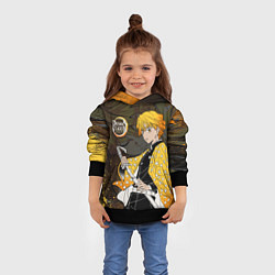 Толстовка-худи детская ТОМИОКА SLAYER КЛИНОК, цвет: 3D-черный — фото 2