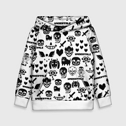 Детская толстовка UNDERTALE WHITE PATTERN