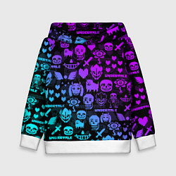 Детская толстовка UNDERTALE NEON PATTERN УЗОР