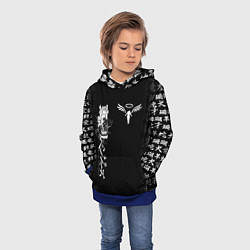 Толстовка-худи детская TOKYO REVENGERS WALHALLA TEAM WHITE, цвет: 3D-синий — фото 2