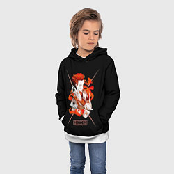 Толстовка-худи детская HXH - Hunter x Hunter, цвет: 3D-белый — фото 2