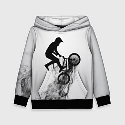 Толстовка-худи детская ВЕЛОСПОРТ BMX Racing, цвет: 3D-черный