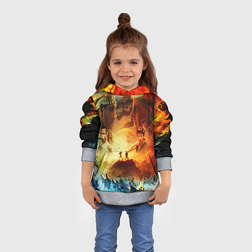 Детская толстовка Cobra Kai / 3D-Меланж – фото 4