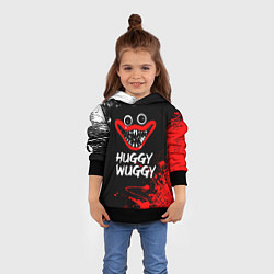 Толстовка-худи детская Хагги Вагги Брызги, цвет: 3D-черный — фото 2