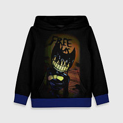 Толстовка-худи детская Бенди Bendy And The Ink Machine, цвет: 3D-синий